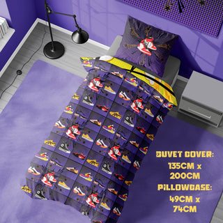 K Collection 'Sneakerhead' Panel Duvet Set