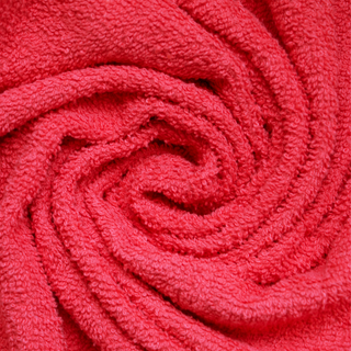 K Collection 10 Piece Egyptian Cotton Towel Set - 100% Cotton -  4 x Face, 4 x Face & 2 x Bath - Red Design