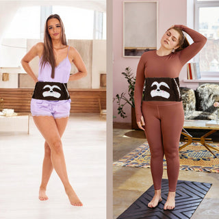 K Collection 160 cm Hot Water Bottle Belt with Plush Waist Cover -  1 Litre Capacity - Sloth Designs
