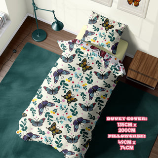 K Collection 'Butterfly' Rotary Duvet Set