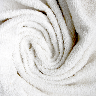 K Collection 10 Piece Egyptian Cotton Towel Set - 100% Cotton -  4 x Face, 4 x Face & 2 x Bath - White Design