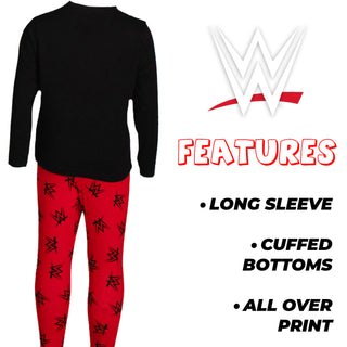 WWE 2 Pack Kids Pyjamas - Wrestlers Designs - 100% Cotton - 5 to 14 Years