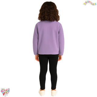 Squishmallows Girls Loungewear Set - Half Zip Borg Fleece Sweatshirt & Leggings - 3 to 8 Years