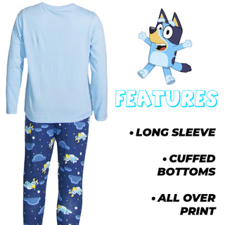 Bluey 2 Pack Kids Pyjamas - Character Designs - 100% Cotton - 18 Months to 8 Years