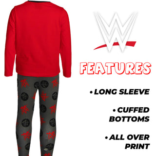 WWE 2 Pack Kids Pyjamas - Wrestlers Designs - 100% Cotton - 5 to 14 Years