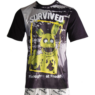 Disney Mens Pyjamas - Five Nights at Freddy’s Design - 100% Cotton