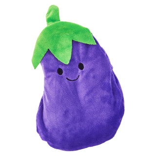 K Collection Heat Pack - Microwavable Plush Clay Beads Heat Bag - Aubergine Design