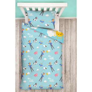 Blippi Reversible Duvet Set - Digger Adventure & Farm Fun Design - Single