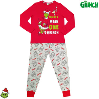 The Grinch Women's Christmas Pyjama Se - You're a Mean One Mr. Grinch - Sizes 8 to 22
