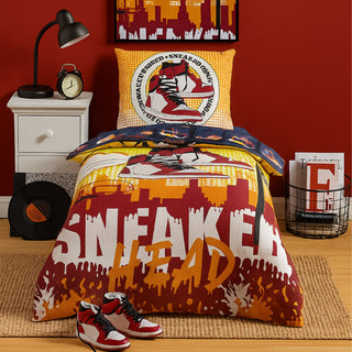 K Collection 'Sneakerhead' Panel Duvet Set