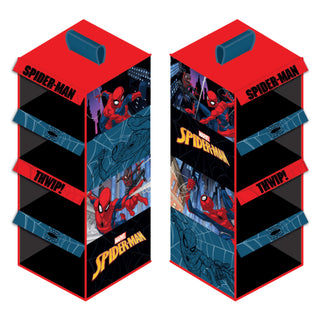 Marvel Spiderman Hanging Wardrobe Organizer Foldable Storage - 71cm x 29cm x 28cm
