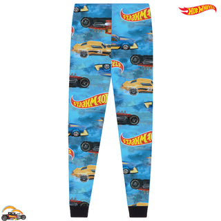 Hot Wheels Kids Pyjamas Set - All Over Print Cars & Logo - 2 to 8 Years