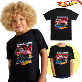 Hot Wheels 3 Pack Kids T-Shirts - Make it Epic Champion Designs - 100% Cotton
