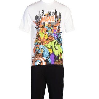 Marvel Mens Pyjamas - Avengers Design - 100% Cotton