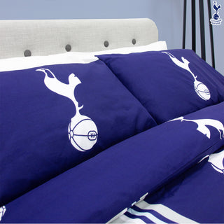 Tottenham Hotspur Reversible Duvet Set - Spurs Crest Emblem Design - Single/Double