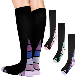 Ladies Compression Socks - Circulation & Achilles Support - UK 4-6