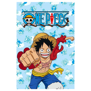 One Piece Fleece Blanket - Monkey D. Luffy Design - 100% Polyester - 100 x 150cm