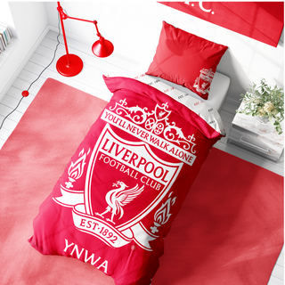 Liverpool Reversible Duvet Set - YWNWA Design - Single