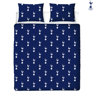 Tottenham Hotspur Reversible Duvet Set - Spurs Crest Emblem Design - Single/Double
