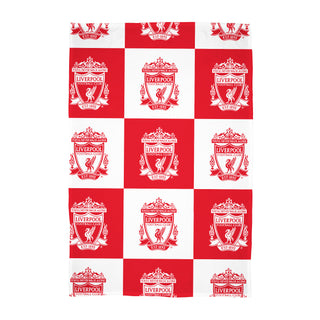 Liverpool Fleece Blanket - Checkerboard Design - 100% Polyester - 100 x 150cm