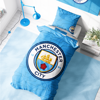 Manchester City Reversible Duvet Set - Legend Design - Single
