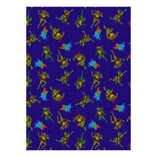 Ninja Turtles Fleece Blanket - Turtles TMNT Design - 100% Polyester - 100 x 150cm