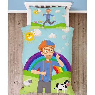 Blippi Reversible Duvet Set - Digger Design - Junior