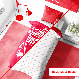Liverpool Reversible Duvet Set - YWNWA Design - Single