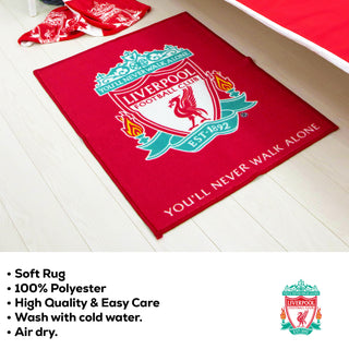 Liverpool Rug - You'll Never Walk Alone Design - 70x90 cm