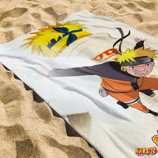Naruto Towel - Shippuden Heroes Design - 100% Cotton - 140 x 70cm