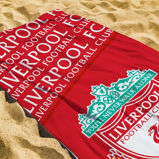 Liverpool Towel - Iconic Crest Design - 100% Cotton - 150 x 75cm