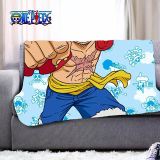 One Piece Fleece Blanket - Monkey D. Luffy Design - 100% Polyester - 100 x 150cm