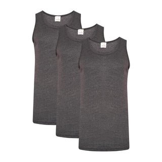 Heatforce Mens 3 Pack Thermal Vest -  0.45 Tog - Available in White, Grey and Black