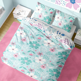 K Collection 'Floral' Rotary Duvet Set