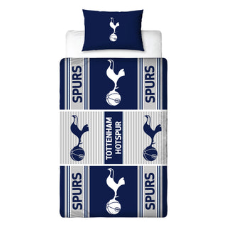 Tottenham Hotspur Reversible Duvet Set - Spurs Crest Emblem Design - Single/Double