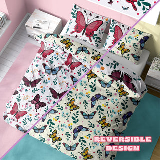 K Collection 'Butterfly' Rotary Duvet Set