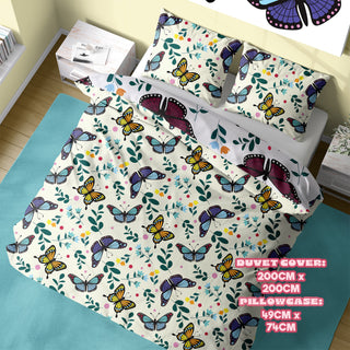 K Collection 'Butterfly' Rotary Duvet Set