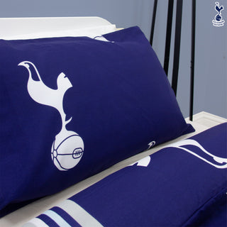 Tottenham Hotspur Reversible Duvet Set - Spurs Crest Emblem Design - Single/Double