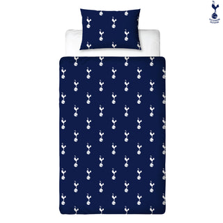 Tottenham Hotspur Reversible Duvet Set - Spurs Crest Emblem Design - Single/Double