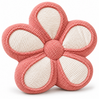 K Collection 18" Plush Flower Shaped Cushion – 6 Bloom Colours