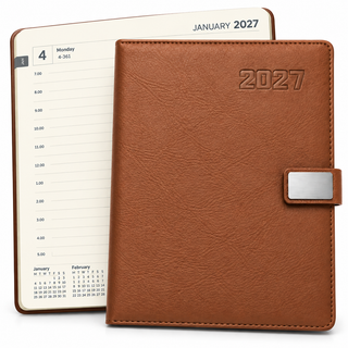 K Collection 2027 A5 Daily Planner - Page a Day - Hardcore Cover