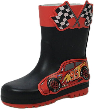 Disney Cars Lightning McQueen Kids Wellies – Wellington Rain Boots – Sizes 6–12