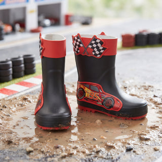 Disney Cars Lightning McQueen Kids Wellies – Wellington Rain Boots – Sizes 6–12