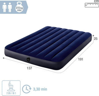 K Collection Double Size I-Beam Airbed 137 x 191 x 25cm
