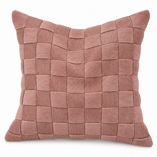 K Collection Corduroy Check Cover Only Cushions 45cm – Multiple Colours