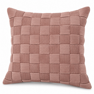 K Collection Corduroy Check Filled Cushions 45cm – Multiple Colours