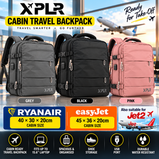 XPLR Ryanair Voyager Cabin Backpack 40x30x20cm – 3 Colours