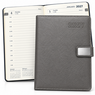 K Collection 2027 A5 Daily Planner - Page a Day - Hardcore Cover