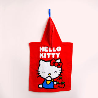 Official Hello Kitty Hooded Towel Poncho – 55 x 50cm