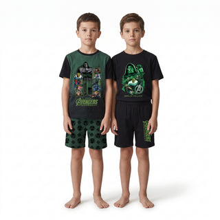 Marvel Avengers Doomsday Kids 2 Pack Short Pyjamas - 3-4 to 13-14 Years